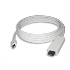 PREMIUMCORD Kabel Mini DisplayPort - HDMI 1m, bílý