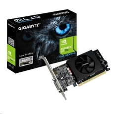 GIGABYTE VGA NVIDIA GeForce GT 710, 1GB DDR5 Rev. 2, 1xHDMI, 1xDVI-I GIGABYTE VGA NVIDIA GeForce GT 710, 1GB DDR5 Rev. 2, 1xHDMI, 1xDVI-I