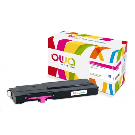 OWA Armor toner pro DELL C2660, C2665, 4000 Stran, 593-BBBS, červená/magenta