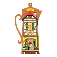 RoboTime miniatura domečku k zavěšení Lenošná kavárna RoboTime miniatura domečku k zavěšení Lenošná kavárna