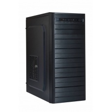 EUROCASE skříň ML X403 black, 2x USB, 2x audio, bez zdroje EUROCASE skříň ML X403 black, 2x USB, 2x audio, bez zdroje