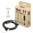 Club3D nabíjecí kabel USB Type-C, Y charging cable to 2x USB Type-C max. 100W, 1.83m/6ft M/M