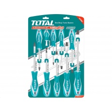 Total THT250610 šroubováky, sada 10ks, industrial, CrV Total THT250610 šroubováky, sada 10ks, industrial, CrV