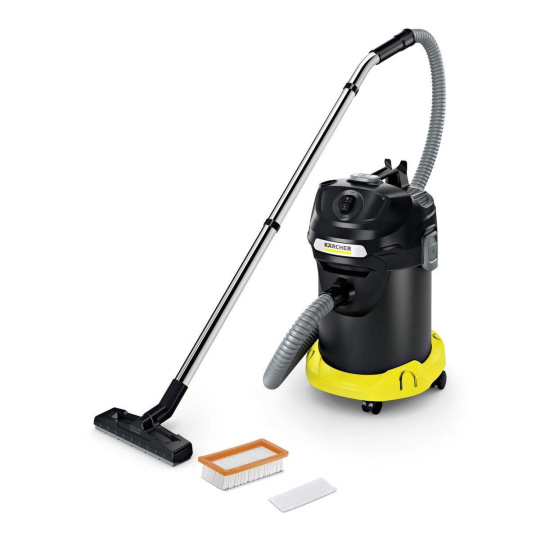 Karcher AD 4 Premium vysavač na popel, 600 W, kovová nádoba 17 l, kovový filtr, pozinkovaná sací hadice