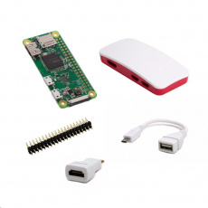 Raspberry Pi Zero 2 W kit (USB, HDMI adaptér, krabička, header)