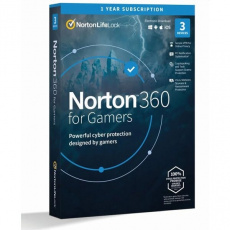 NORTON 360 FOR GAMERS 50GB CZ 1 uzivatel pro 3 zarizeni  na 1 rok ESD