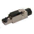 Solarix Konektor MPTL univerzální RJ45 CAT6A STP samořezný SXRJ45-6A-STP-BK-SA