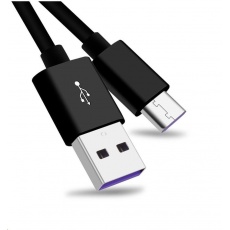 PremiumCord Kabel USB 3.1 C/M - USB 2.0 A/M, Super fast charging 5A, černá, 1m PremiumCord Kabel USB 3.1 C/M - USB 2.0 A/M, Super fast charging 5A, černá, 1m