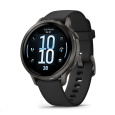 Garmin Venu® 4 - 41 mm Slate a Černý silikonový řemínek