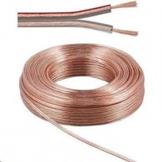 PremiumCord Kabely na propojení reprosoustav 100% CU měď 2x 0,75mm 10m PremiumCord Kabely na propojení reprosoustav 100% CU měď 2x 0,75mm 10m