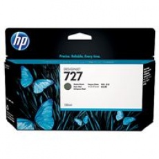 HP 727 Black Mate Ink Cart, 130 ml, B3P22A