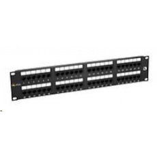 Solarix Patch panel 48 x RJ45 CAT5E UTP 150 MHz černý 2U SX48-5E-UTP-BK