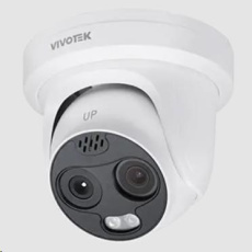Vivotek TT9333-E 3.5 Thermální Bi-spektrální turret kamera 704*576px thermal (48°), 2560*1440px viditelné (92°), 20 zón