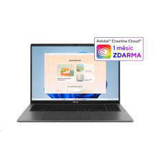 ASUS NTB Vivobook S16 (S3607CA-RP005W), Ultra 7 255H, 16" 1920 x 1200, 16GB, 1TB SSD, Intel, W11 Home, Matte Gray ASUS NTB Vivobook S16 (S3607CA-RP005W), Ultra 7 255H, 16" 1920 x 1200, 16GB, 1TB SSD, Intel, W11 Home, Matte Gray