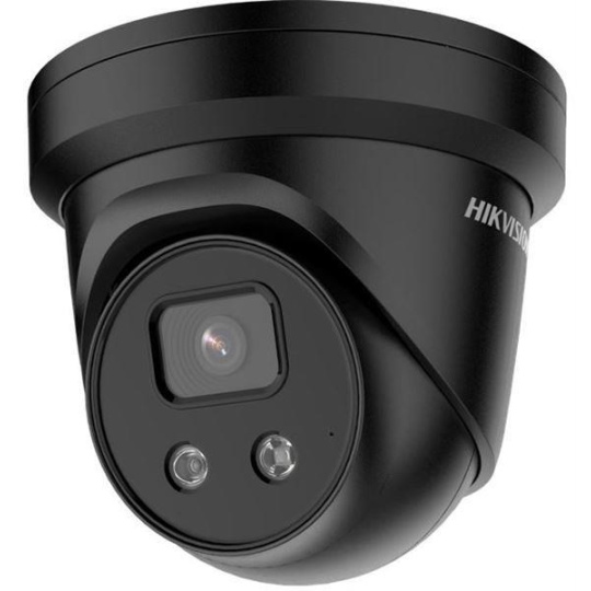 HIKVISION DS-2CD2386G2-IU(BLACK)(2.8mm)(C) 8MPix IP Turret AcuSense kamera; IR 30m, mikrofon, černá