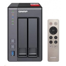 QNAP TS-251+-2G (4C/Celeron J1900/2,0-2,42GHz/2GBRAM/2xSATA/2xGbE/2xUSB2.0/2xUSB3.0/1xHDMI) QNAP TS-251+-2G (4C/Celeron J1900/2,0-2,42GHz/2GBRAM/2xSATA/2xGbE/2xUSB2.0/2xUSB3.0/1xHDMI)