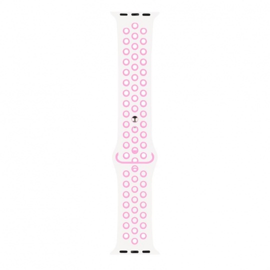 RhinoTech sportovní řemínek pro Apple Watch 42 / 44mm Bílo-růžová RhinoTech sportovní řemínek pro Apple Watch 42 / 44mm Bílo-růžová
