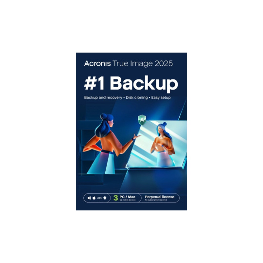 Acronis True Image 2025 - 3 Computer ESD, Perpetual