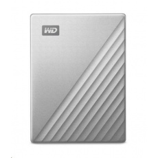 WD My Passport Ultra 5TB, Externí HDD, USB-C 3.0, pro MAC, stříbrná