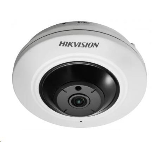 HIKVISION DS-2CD2935FWD-IS(1.16MM), 3MPix IP Fisheye kamera; IR 8m, Audio, Alarm