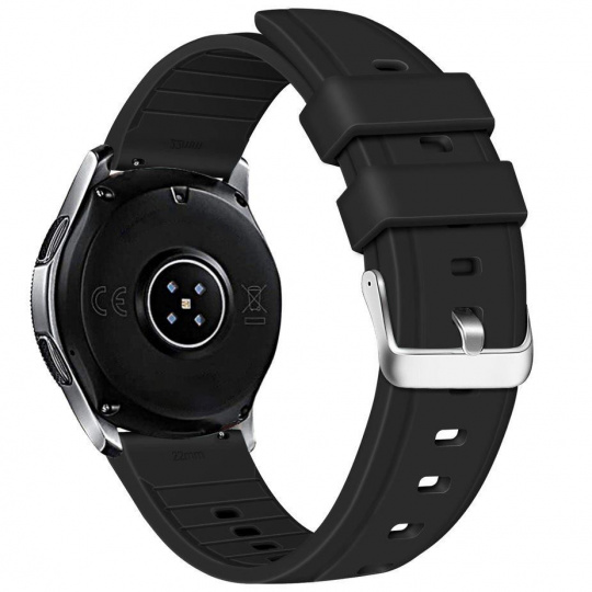 RhinoTech univerzální silikonový řemínek Quick Release 22mm černý RhinoTech univerzální silikonový řemínek Quick Release 22mm černý