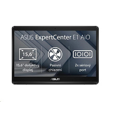 ASUS PC AiO ExpertCenter E1 (E1600WKAT-MR8128X), Cel N4500, 15.6" 1920 x 1080, 8GB, 128GB SSD, Intel UHD, W11 Pro, Black ASUS PC AiO ExpertCenter E1 (E1600WKAT-MR8128X), Cel N4500, 15.6" 1920 x 1080, 8GB, 128GB SSD, Intel UHD, W11 Pro, Black