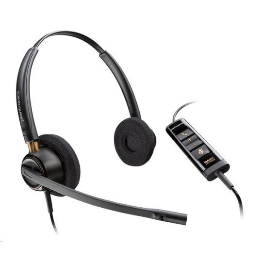 Poly EncorePro 525 Microsoft Teams Certified Stereo with USB-A Headset