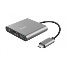 TRUST adaptér DALYX, 3-in-1, USB-C TRUST adaptér DALYX, 3-in-1, USB-C