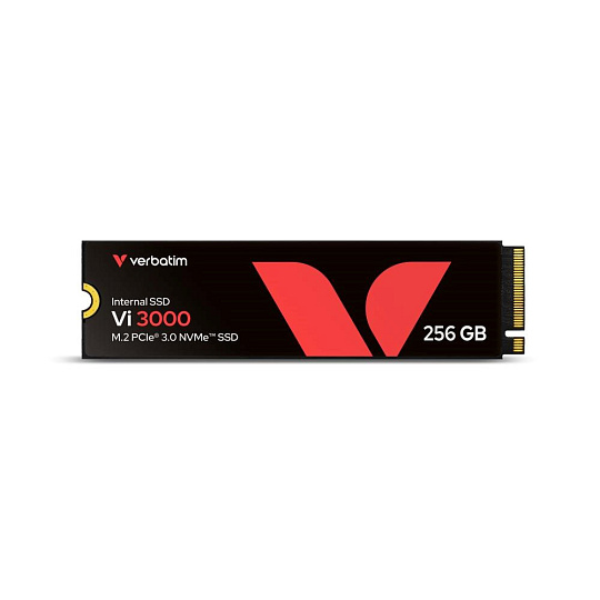 VERBATIM SSD Vi3000 Internal PCIe NVMe M.2 SSD 256GB , W 1300/ R 3300 MB/s