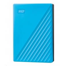 WD My Passport Portable 4TB, Externí HDD, USB 3.0, modrá