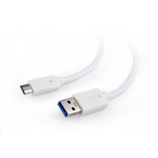 GEMBIRD Kabel USB - USB-C, 1m, bílá GEMBIRD Kabel USB - USB-C, 1m, bílá