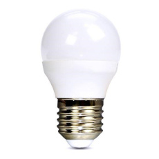 Solight LED žárovka, miniglobe, 4W, E27, 3000K, 340lm