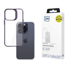 3mk ochranný kryt Satin Armor Case+ Purple pro Apple iPhone 15 Pro