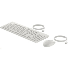 HP 225 Wired Mouse and Keyboard Combo G2 - White English HP 225 Wired Mouse and Keyboard Combo G2 - White English