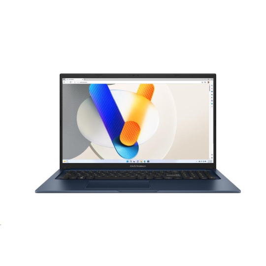 ASUS NTB Vivobook 17 (X1704VA-AU402W), i3-1315U,17.3" 1920x1080,8GB,512GB SSD, Intel UHD,W11H,Blue