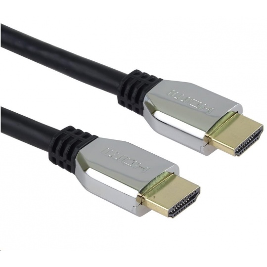 PREMIUMCORD Kabel HDMI 2.1 High Speed + Ethernet kabel (Zinc Alloy krytky, zlacené konektory) 1.5m