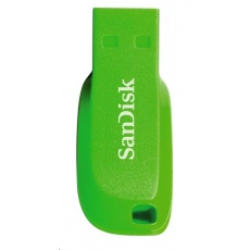 SanDisk Flash Disk 16GB Cruzer Blade, USB 2.0, zelená