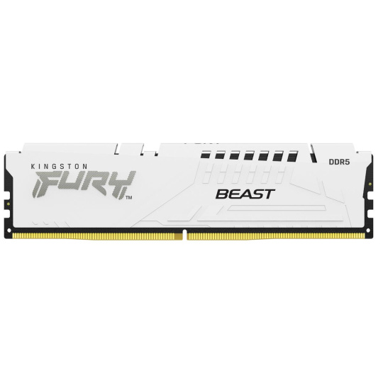 KINGSTON DIMM DDR5 32GB 6000MT/s CL30 ECC FURY Beast XMP Bílá