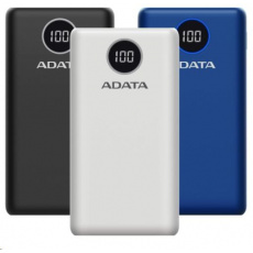 ADATA PowerBank P20000QCD - externí baterie pro mobil/tablet 20000mAh, 2,1A, modrá (74Wh) ADATA PowerBank P20000QCD - externí baterie pro mobil/tablet 20000mAh, 2,1A, modrá (74Wh)