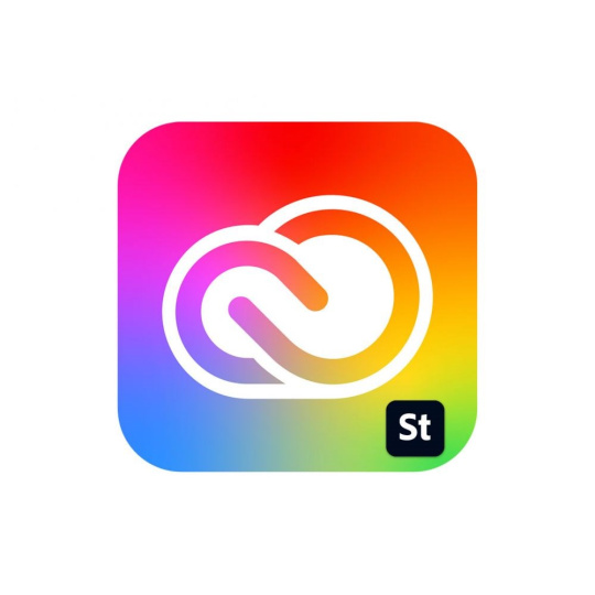 Adobe Creative Cloud for teams All Apps with Adobe Stock MP ENG COM RNW 1 User, 12 Months, Level 3, 50 - 99 Lic