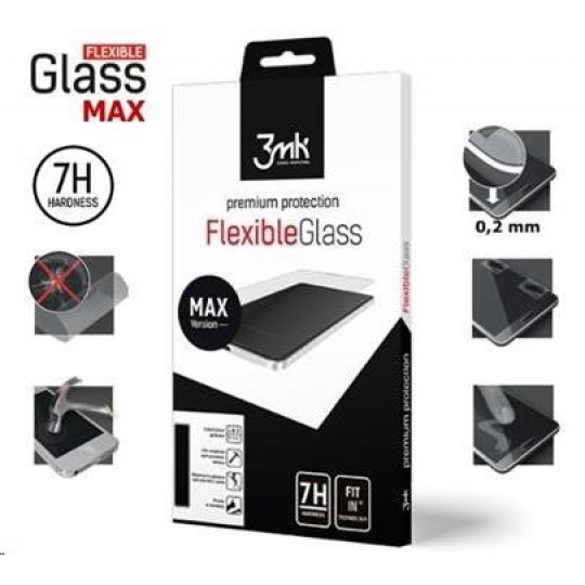 3mk hybridní sklo FlexibleGlass Max pro Samsung Galaxy A51, černá