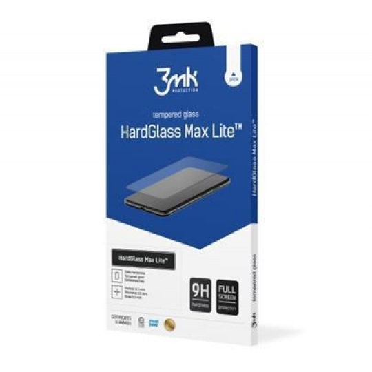 3mk tvrzené sklo HardGlass Max Lite pro Samsung Galaxy A52 4G/5G / A52s, černá