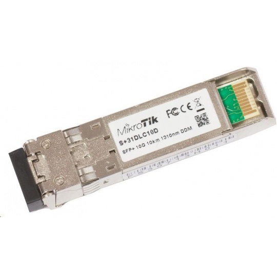 MikroTik SFP+ (miniGBIC) modul S+31DLC10D, SM, 10km, 10G MikroTik SFP+ (miniGBIC) modul S+31DLC10D, SM, 10km, 10G