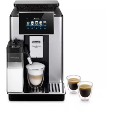 BAZAR - DeLonghi PrimaDonna Soul ECAM 610.55.SB automatický kávovar, 1450 W, 19 bar, chytrý - použito, opraveno