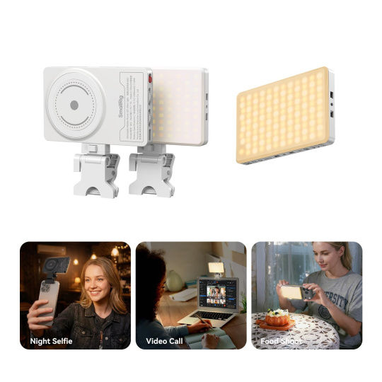 SmallRig 5640 M3 Attachable Mobile Phone LED Video Light White SmallRig 5640 M3 Attachable Mobile Phone LED Video Light White