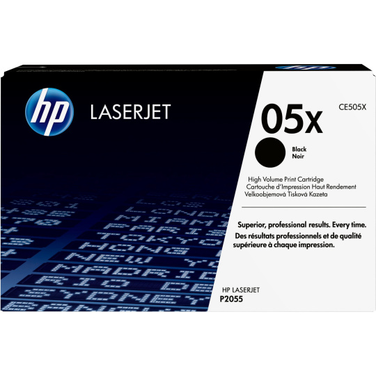 HP 05X Black LJ Toner Cart, CE505X (6,500 pages)