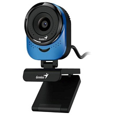 GENIUS webkamera FaceCam 1000X Q, 720p HD, USB, mikrofon, modrá