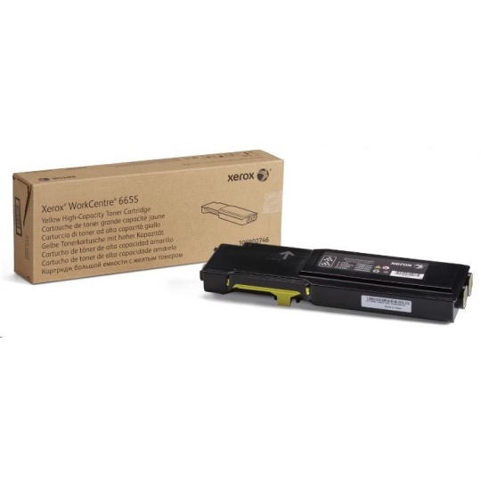 Xerox toner pro WorkCentre 6655 high capacity Yellow cartridge (7500str, yellow)