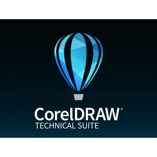 CorelDRAW Technical Suite Education 365 dní pronájem licence (2501+) EN/DE/FR/ES/BR/IT/CZ/PL/NL