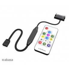 AKASA ovladač Vegas Remote Control Mate,3-Pin aRGB controller cable+remote AKASA ovladač Vegas Remote Control Mate,3-Pin aRGB controller cable+remote